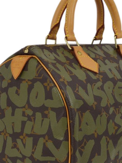 louis vuitton monogram graffiti|louis vuitton speedy graffiti 2001.